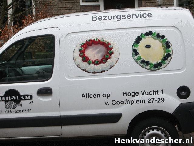 Bezorgservice. Alleen op Hoge Vucht 1