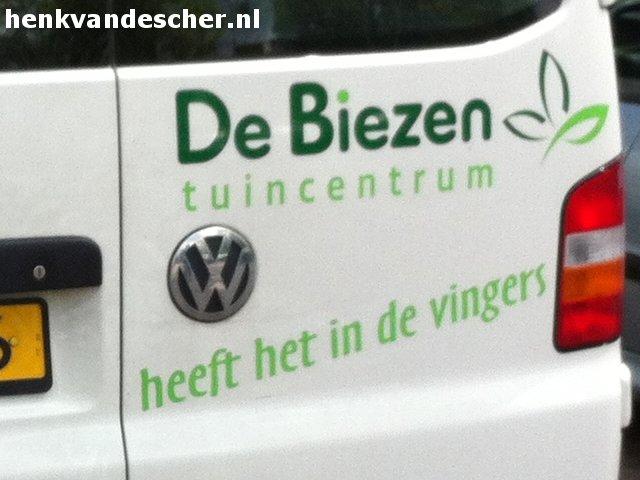 De Biezen tuincentrum :: Heeft het in de vingers