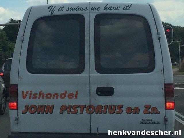 John Pistorius en Zn. :: If it swims we have it!