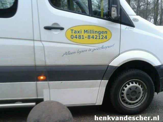 Taxi Millingen :: Alleen lopen is goedkoper