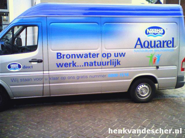 Nestle Aquarel :: Bronwater op uw werk… natuurlijk