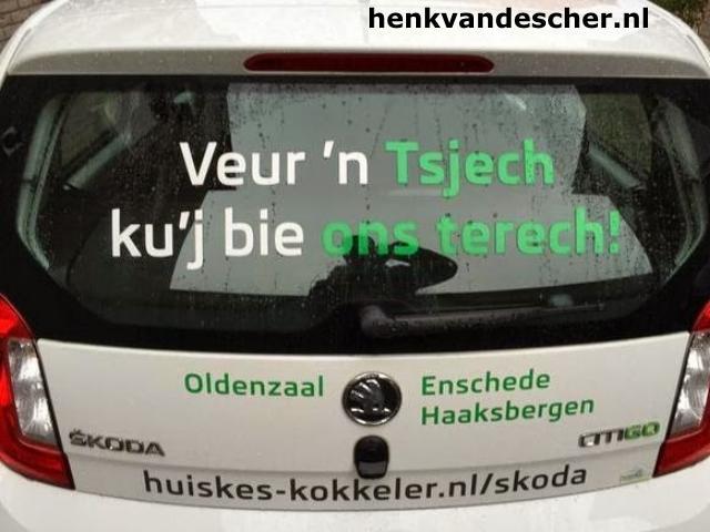 Huiskes Kokkeler Skoda :: Veur 'n Tsjech ku'j bie ons terech!