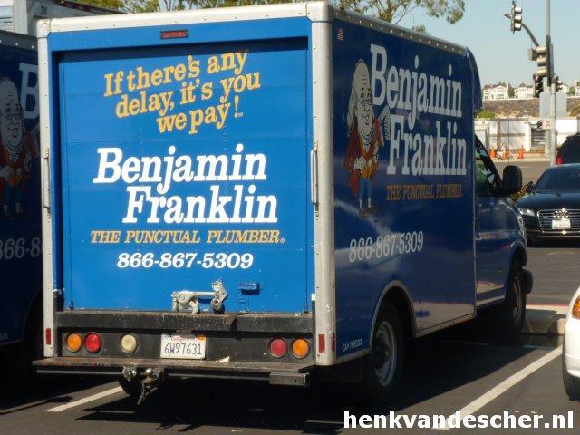 Benjamin Franklin :: If there is any delay it is you we pay
