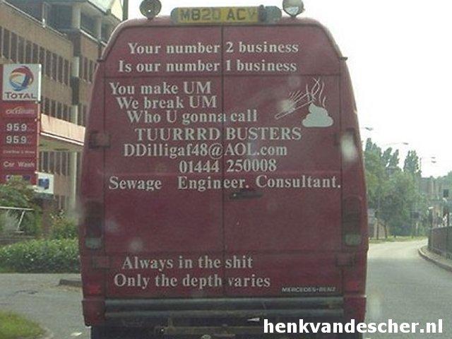 Turdbusters :: Your number 2 business....