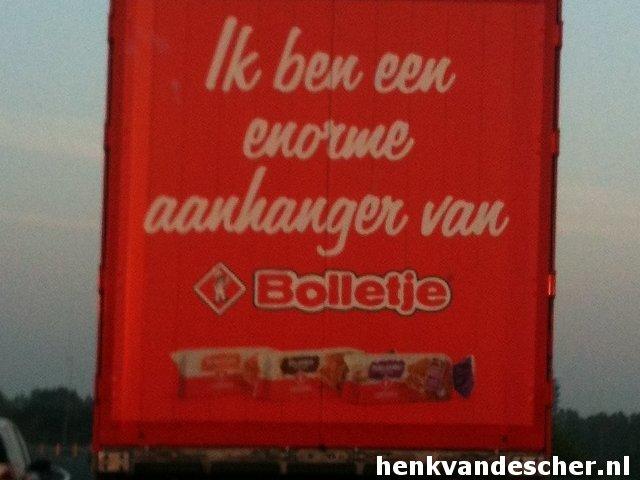 Bolletje :: Ik ben een enorme aanhanger van Bolletje