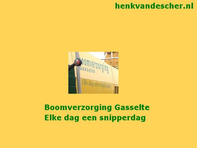 Boomverzorging Gasselte :: Elke dag een snipperdag