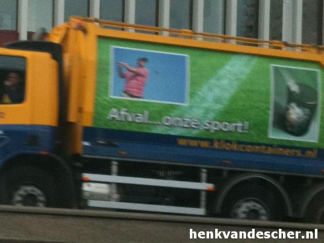 Klok containers :: Afval.............onze sport