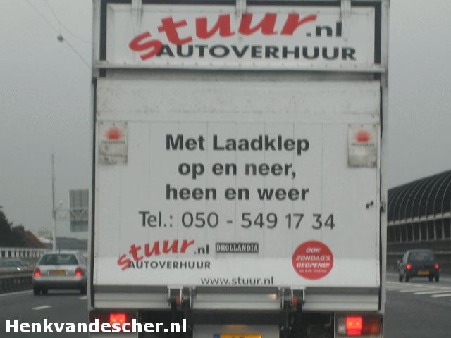 Stuur.nl :: Met laadklep op en neer, heen en weer