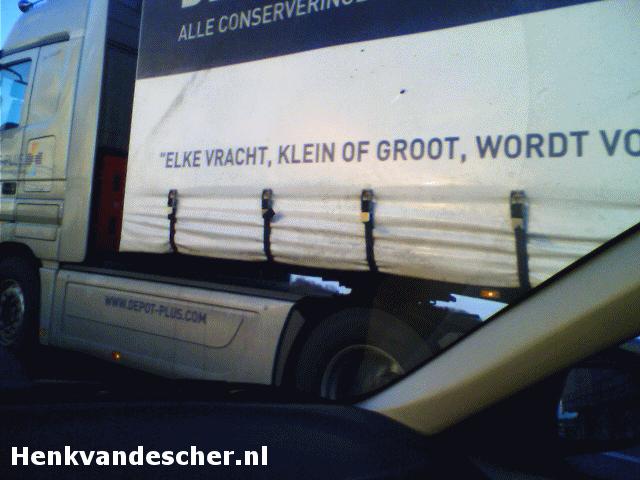 Depot Plus :: Elke vracht, klein of groot, wordt voor u gehaald en gebracht