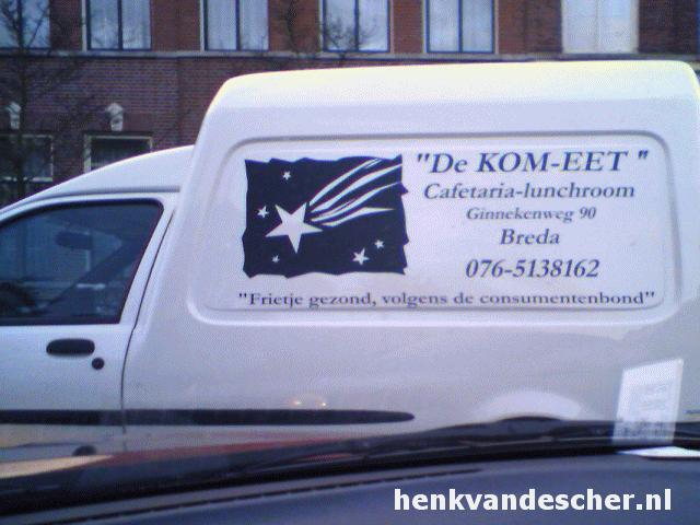 Cafetaria De Komeet :: Kom - Eet / Frietje Gezond volgens de consumentenbond