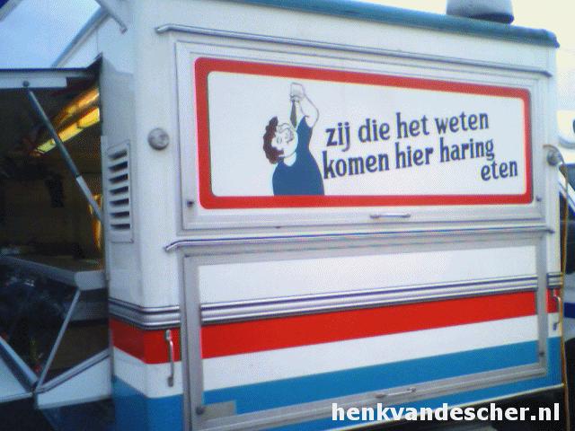 Onbekend :: Zij die het weten, komen hier haring eten.