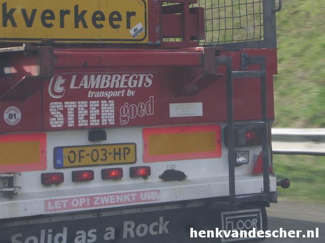 Lambregts Transport :: Steengoed / Solid as a Rock