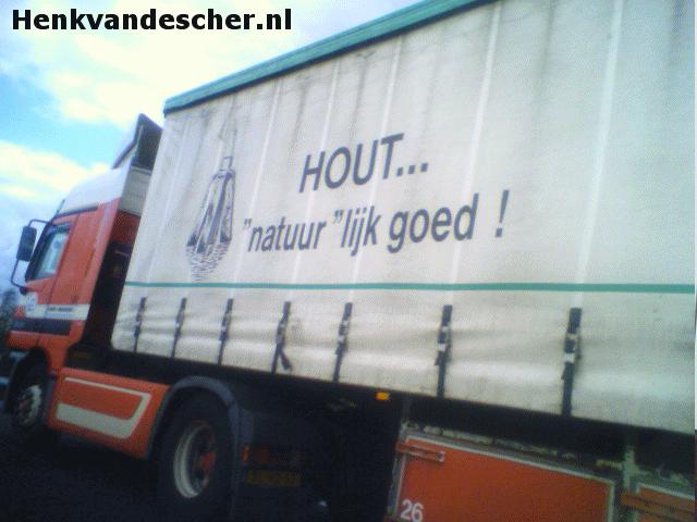 Onbekend :: Hout natuurlijk goed