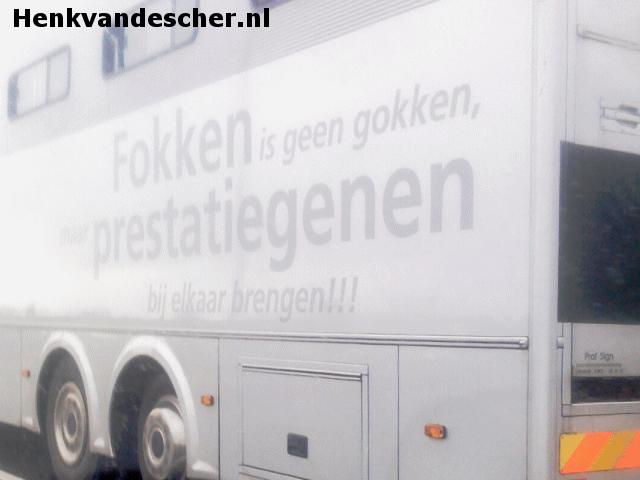 Onbekend :: Fokken is geen gokken maar prestatiegenen bij elkaar brengen