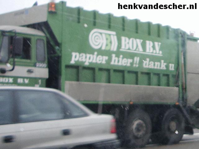 Box Bv :: Papier hier!! Dank u