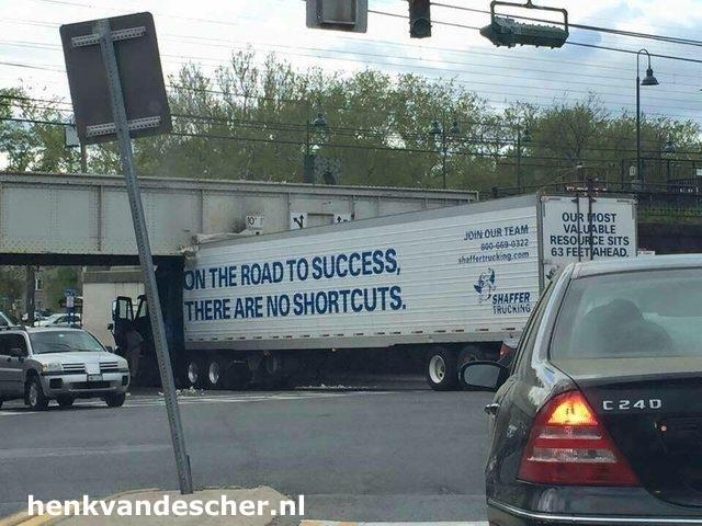 Shaffer :: On the road to success there are no shortcuts
