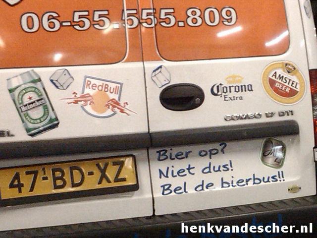 Bierbus :: Bier op? Niet dus! Bel de Bierbus