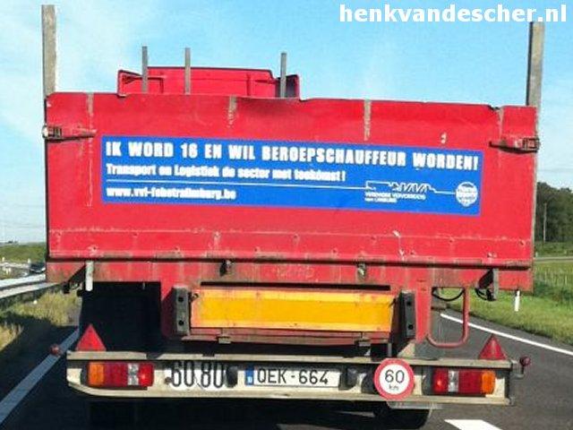 Transport en Logistiek NL :: Ik word 16 en wil chauffeur worden