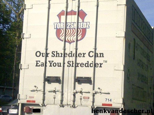 Torn2Shredz :: Our Shredder can eat your Shredder