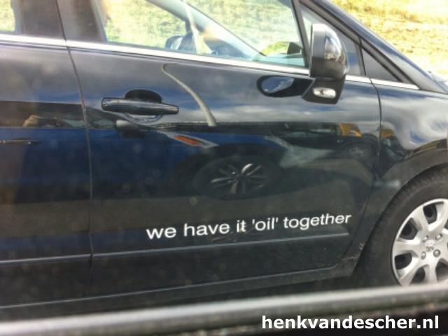 Onbekend :: Let's oil together
