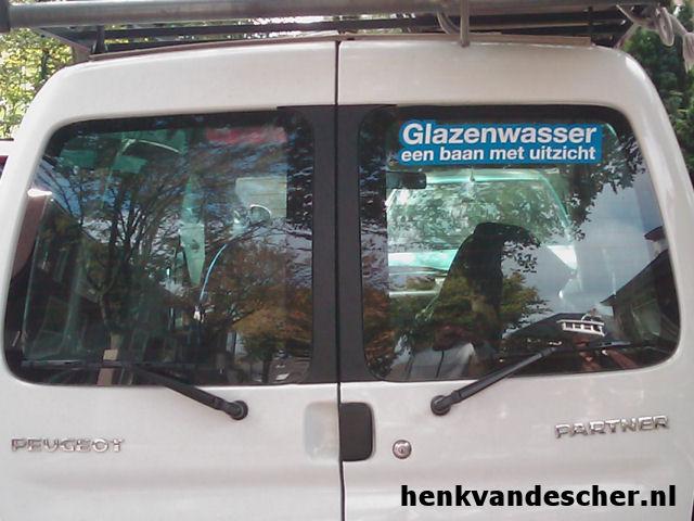 Glazenwasser Branche :: Een baan met uitzicht