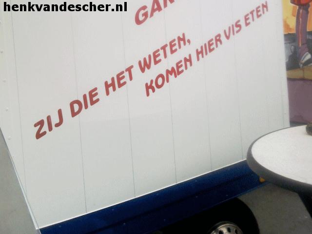 Onbekend :: Zij die het weten, komen hier vis eten