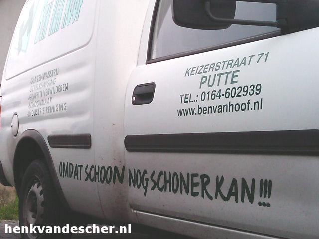 Ben van Hoof :: Omdat schoon nog schoner kan!!