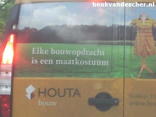 Houta :: Elke bouwopdracht is een maatkostuum