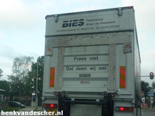 Bies :: Frees niet, dat doen wij wel!