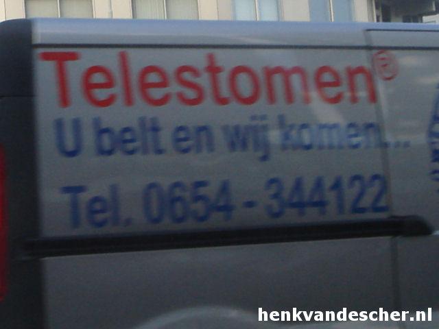 Telestomen :: Telestomen. U belt en wij komen...