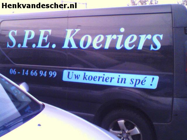 S.P.E. Koeriers :: Uw koerier in spé !