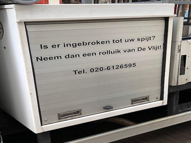 Van de Vlijt :: Is er ingebroken tot uw spijt, Neem dan een rolluik van de Vlijt 