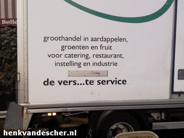 Frank Verharen :: De vers…. Te service