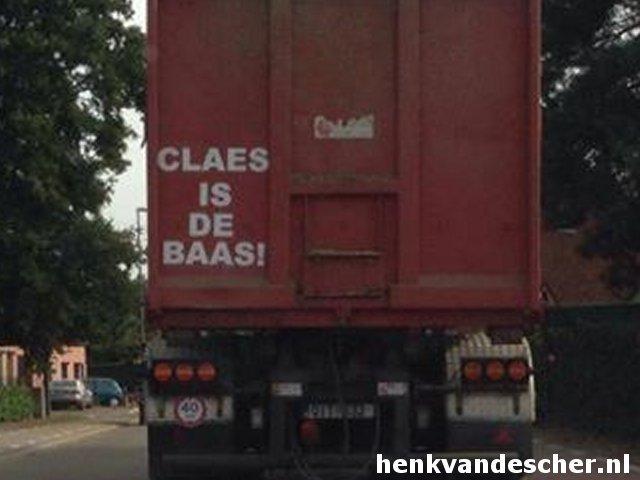 Claes :: Claes is de Baas