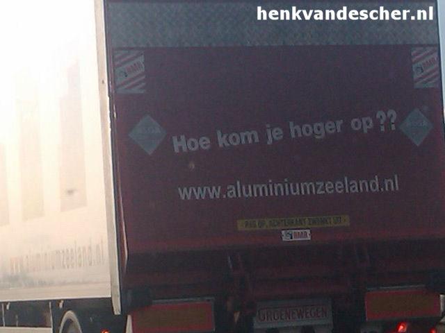 Aluminium Zeeland :: Hoe kom je hogerop?